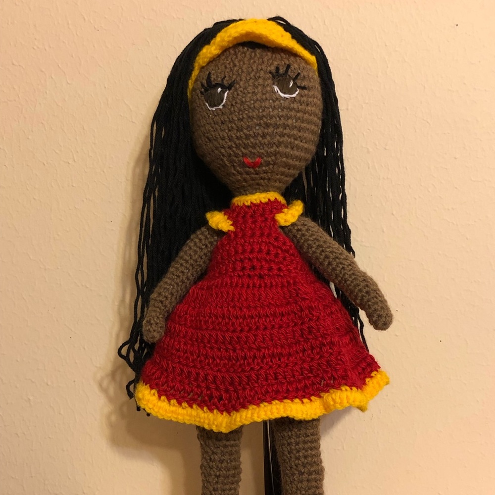 Tracy handmade crochet baby doll